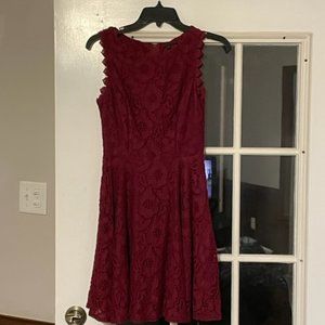 Pretty red lace dress only worn once